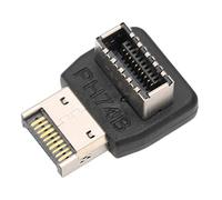Estink USB3.1 Tipo-E Adaptador Múltiple Circuito Circuito Conexión Estable para la Placa Base de la Computadora, USB3.1/10G Velocidad Completa, Material ABS (PH74B)
