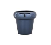 ESTINTENG Maceta de cerámica esmaltada colorida de estilo nórdico, maceta de cerámica esmaltada de lujo, planta verde suculenta, maceta redonda alta doble para interiores, maceta redonda alta, color