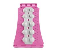Estirador de columna lumbar ajustable, herramienta de espalda de 4 pasos para el hogar, la oficina y el gimnasio, tabla trasera de varios niveles para estirar, apoyar y alinear la columna vertebral