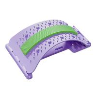 Estirador de columna vertebral ajustable de 3 niveles, masajeador de espalda baja, corrector de columna lumbar antideslizante para el hogar, cama, dormir, ejercicio, yoga, fitness, entrenamiento