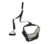 Estirador de cuello, correa para el cuello, alineación de la columna vertebral, colgador de tracción portátil sobre la puerta, ayuda para estirar músculos rígidos, soporte de la parte superior de la