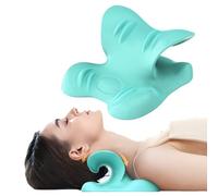 Estirador de cuello mejorado, corrector de joroba de cuello, estirador de cuello, tracción cervical, nube ergonómica, almohada para el cuello, dispositivo de tracción cervical para alivio del dolor de