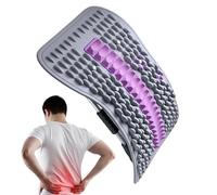 Estirador de espalda, masaje ajustable y alivio de tracción, dispositivo de relajación lumbar para hombres y mujeres, fitness en el hogar, viajes, ejercicio, yoga, pilates, cuerpo, recuperación