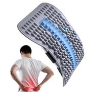 Estirador Lumbar | Ajustable de Tracción y Masaje,Tabla de Estiramiento con Soporte Lumbar | para Mujeres y Hombres, Casa, Gimnasio, Viaje, Yoga, Pilates y Recuperación Muscular