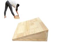 Estirador Pantorrillas Tabla Inclinada | portátil multifuncional de madera,Cuña de Sentadillas | para el Entrenamiento de Pies, Piernas, Tobillos, Rodillas, Pilates, Danza, Yoga, Equilibrio, Ejercicio