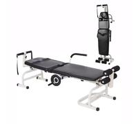 Estirador portátil de columna cervical y dispositivo de estiramiento lumbar, cama de tracción para masaje eficaz y alivio del dolor, mesa de tracción multifuncional para uso doméstico