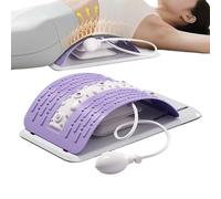 Estiramiento de espalda Lumbar, Recuperación Muscular Masaje Lumbar Capacidad 150 Kg | Cojín Inflable Antideslizante para Recuperación Muscular | Para Alivio Fatiga Ejercicio en Do