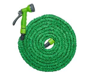 Estiramiento de tubo de jardín elástico 15m para regar 7 funciones