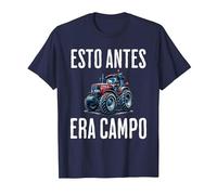 Esto Antes Era Campo Divertida Camiseta, Hombre, Azul Marino, 4XL