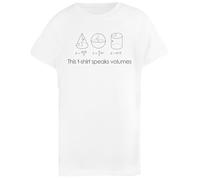 Esto Dice Mucho. Matemáticas Divertidas. Ciencia. Juego De Palabras. Geek Camiseta Infantil Básica Algodón Blanca