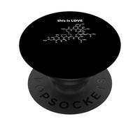 Esto es Amor Oxitocina Neurotransmisor Molécula Química PopSockets PopGrip Adhesivo
