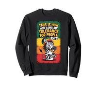Esto es cuánto Dura mi tolerancia hacia la Gente Meme Rasta Sudadera