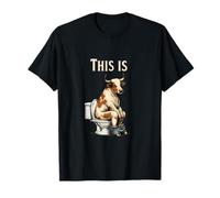 Esto es Humor Divertido para el baño de Vacas Camiseta