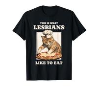 Esto es lo Que a Las Lesbianas Les Gusta Comer Divertido Camiseta