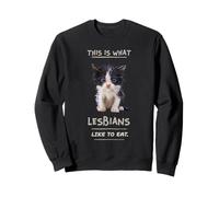 Esto es lo Que a Las Lesbianas Les Gusta Comer Divertido Sudadera