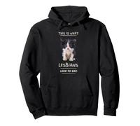 Esto es lo Que a Las Lesbianas Les Gusta Comer Divertido Sudadera con Capucha