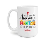 Esto Es Lo Que Hace Un Mentor Increíble Tazón Graciosa Tazas Té Novedad Tazas De Regalo Regalos Divertidos Para Navidad Amigos Familiares 330Ml