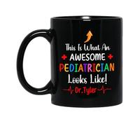 Esto Es Lo Que Hace Un Pediatra Increíble Tazón De Café Graciosa Tazas De Regalo Novedad Tazas Té Regalos Divertidos Para Oficina Novios Colegas 330ml