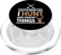 Esto es lo Que Hago, Caza y sé lo Que Caza PopSockets PopGrip para MagSafe