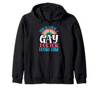 Esto es lo Que Parece el médico Gay LGBT Gay Doctor Sudadera con Capucha