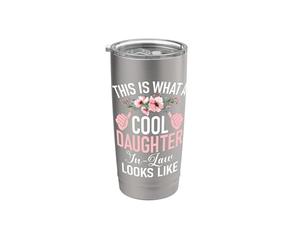 Esto es lo que se ve una nuera genial Nuera Vaso térmico de acero inoxidable de doble pared