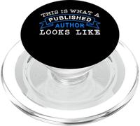 Esto es lo que un autor publicado parece una escritura divertida PopSockets PopGrip para MagSafe