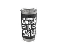 Esto es lo que un impresionante 19 años parece cumpleaños Vaso térmico de acero inoxidable de doble pared