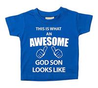 Esto Es Lo Que Un Impresionante dios hijo LOOKS LIKE azul disponible en tamaños camiseta para bebé 0 - 6 meses a 14 - 15 años azul azul Talla:9-11 años