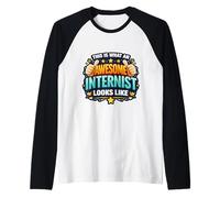 Esto es lo Que un Impresionante Interninst Parece Divertido Doctor Camiseta Manga Raglan