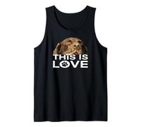 Esto es Love Chocolate Lab Dog Camiseta sin Mangas