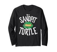 Esto ES Sandpit Turtle Metal Music Meme Manga Larga