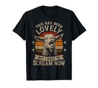Esto ha Sido Encantador, Pero Tengo Que Gritar Ahora Cabra Gritando Camiseta