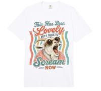 Esto ha Sido Encantador, Pero Tengo Que Gritar Ahora Cabra Gritando Comfort Colors Adult Heavyweight T-Shirt