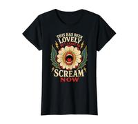 Esto ha Sido Encantador, Pero Tengo Que Gritar Sarcasmo introvertido Camiseta gráfica económica, Mujer, Negro, M