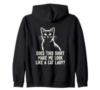 ¿Esto me Hace parecer un fanático Amante de los Gatos? Sudadera con Capucha
