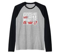 ¿Esto me hace ver amor canadiense vintage patriota Camiseta Manga Raglan
