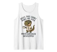 ¿Esto me Hace Ver un Dinosaurio Divertido desarrollado profesionalmente? Camiseta sin Mangas