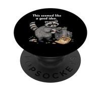 Esto me pareció una Buena Idea Mapache PopSockets PopGrip Adhesivo