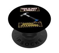 Esto no es un Chiste Divertido sobre la construcción de martillos PopSockets PopGrip Adhesivo