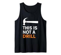 Esto no es un Taladro, Divertido Carpintero para Hombre Camiseta sin Mangas
