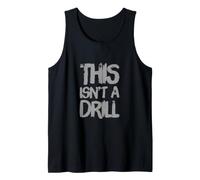 Esto no es un Taladro Mensajes de Texto Divertidos Citas Divertidas de Humor Camiseta sin Mangas
