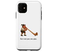 Esto no es una Pipa - Alphorn Gag - Ceci N'est Pas UNE Pipe Carcasa para iPhone 11