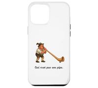 Esto no es una Pipa - Alphorn Gag - Ceci N'est Pas UNE Pipe Carcasa para iPhone 12 Pro MAX