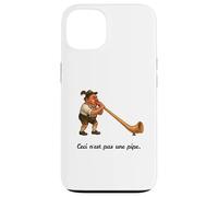 Esto no es una Pipa - Alphorn Gag - Ceci N'est Pas UNE Pipe Carcasa para iPhone 13