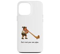 Esto no es una Pipa - Alphorn Gag - Ceci N'est Pas UNE Pipe Carcasa para iPhone 13 Pro MAX