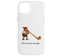 Esto no es una Pipa - Alphorn Gag - Ceci N'est Pas UNE Pipe Carcasa para iPhone 14 Plus