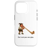 Esto no es una Pipa - Alphorn Gag - Ceci N'est Pas UNE Pipe Carcasa para iPhone 16 Pro