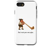 Esto no es una Pipa - Alphorn Gag - Ceci N'est Pas UNE Pipe Carcasa para iPhone SE (2020) / 7/8