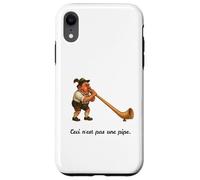 Esto no es una Pipa - Alphorn Gag - Ceci N'est Pas UNE Pipe Carcasa para iPhone XR