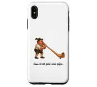 Esto no es una Pipa - Alphorn Gag - Ceci N'est Pas UNE Pipe Carcasa para iPhone XS MAX